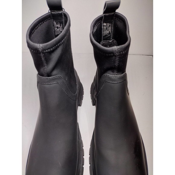 Zara Platform Ankle Rainboots Size 38 (US 7.5) UNISEX main image 8